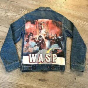 𝅺VTG 1980 Gap Pioneer Denim Jacket Wasp The Last Command Embroider Men’s Medium